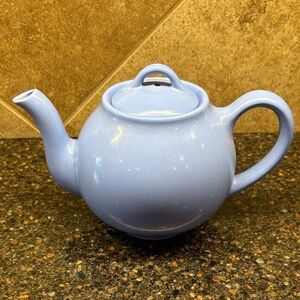 Elegant Blue Ceramic Teapot